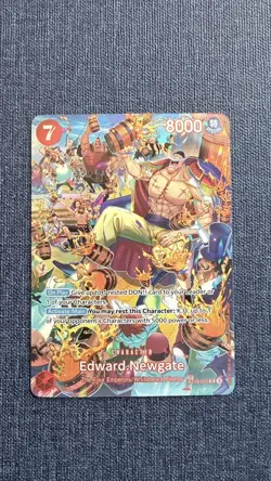 One Piece Card Game Edward Newgate ST15-002 / OP10 SP Alternative Art - English - Image 1