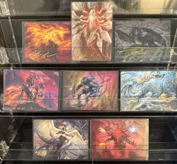 Magic The Gathering LOT (8) Gold Signature Art Series Cards March Of Machine - Image 1
