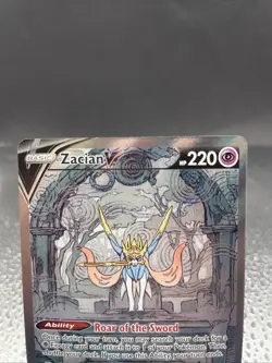 Pokemon TCG Zacian V Crown Zenith: Galarian Gallery NM Chase Card #GG48 Gifts - Image 3