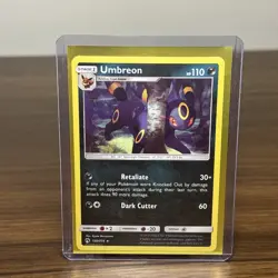 Umbreon #120/214 Sun & Moon Lost Thunder - Reverse Holo Rare Pokemon Card - Image 1