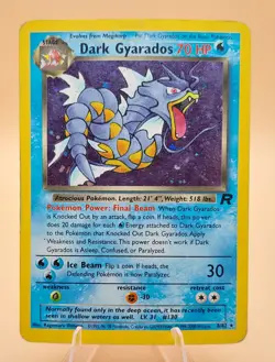 Dark Gyarados Holo Rare Team Rocket 8/82 Pokemon Card - WOTC 1999 - Image 1