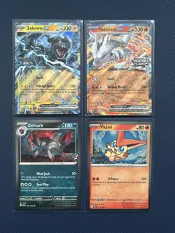 Pokemon TCG Unova Heavy Hitters Premium Collection Promo Cards x4 cards stamped - Image 1