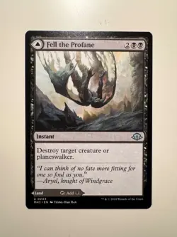 Magic MTG • Fell the Profane • MH3 244 • U • ENG • MINT - Image 1