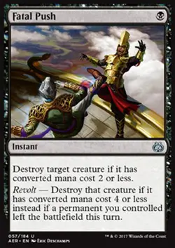 MTG FATAL PUSH EXC - SPINTA FATALE - AER - MAGIC - Image 1