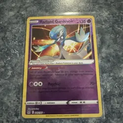 Pokemon TCG Radiant Gardevoir Radiant Rare SWSH11: Lost Origin 069/196 NM - Image 1