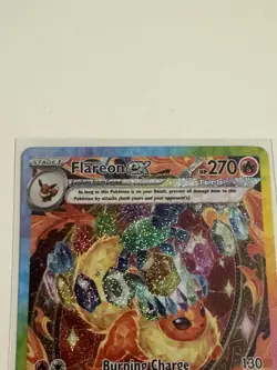 Pokemon Flareon ex Sv: Prismatic Evolutions Special Illustration Rare 146/131 - Image 3