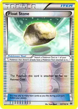 Moderately Played, English - 1 x Pokemon Float Stone - 137/162 - Uncommon - Reve - Image 1