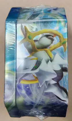 2009 POKEMON TCG BLUE ARCEUS TIN FACTORY SEALED NEW (4 BOOSTERS, 1 LV X PROMO) - Image 3