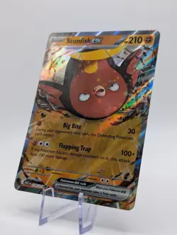 Pokemon TCG - Stunfisk ex - 114/217 - Ascended Hero's - NM - Image 1