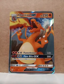 Pokemon TCG Charizard GX Holo Ultra Rare Card Hidden Fates 9/68 - Image 1