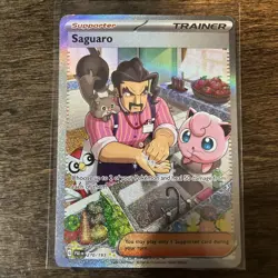Pokemon TCG Saguaro 270/193 SV02: Paldea Evolved Special Illustration Rare NM - Image 1