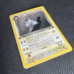 Dark Magneton 11/82 Rare Team Rocket Holo 1st Edition MP Pokemon TCG - Image 3
