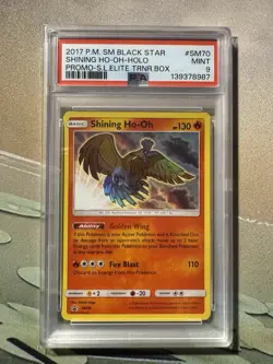 Shining Ho-Oh SM70 Sm Holo Promo Pokemon TCG - PSA 9 Mint - Image 1