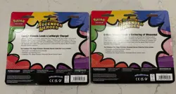 Pokemon Ascended Heroes Blister Packs Erica Larry 2x Pack New - Image 2