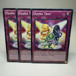 3x Yugioh Ojama Trio SR04-EN034 Common - LP-NM 💎 - Image 1