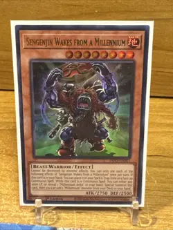 SENGENJIN WAKES FROM A MILLENNIUM 1st Edition Ultra Rare INFO-EN001 NM Yugioh - Image 1
