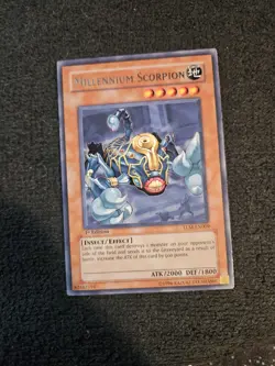 Yugioh Millennium Scorpion TLM-EN009 Rare First Edition LP - Image 1