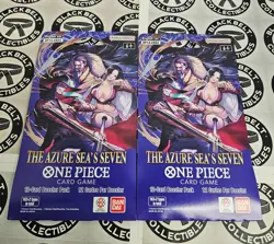 Lot of 2 One Piece TCG: The Azure Sea's Seven Boosters OP-14 English - Image 1