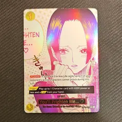 You'll Frighten Me (Alternate Art) The Azure Sea's Seven (R) OP14-118 Foil - Image 1