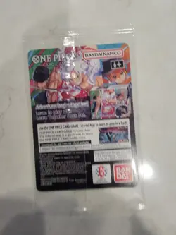 One Piece Monkey D. Luffy US Voyage College Basketball Promo Card Gonzaga SEALED - Image 2