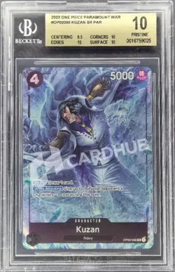 CARTA ONE PIECE KUZAN OP02-096 ENG BGS 10 GRADATA CARD - Image 1