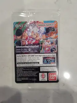 One Piece Monkey D. Luffy US Voyage College Basketball Promo Card Gonzaga SEALED - Image 2