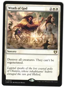 Wrath of God 70 Commander Masters NM MTG - Image 1