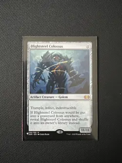 Blightsteel Colossus Double Masters Near Mint Condition - Image 1