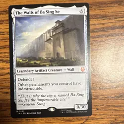 Avatar The Walls of Ba Sing Se Legendary Artifact Creature Wall Mythic 261 Arth. - Image 1