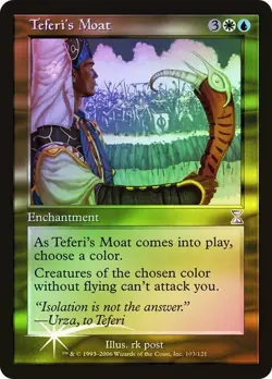 Time Spiral Timeshifted MTG Foil Teferi's Moat Magic - Image 1