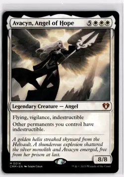 Avacyn, Angel of Hope Commander Masters 14 LP x1 MTG Magic: the Gathering - Image 1