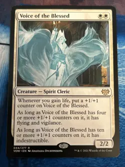 MTG Voice of the Blessed Innistrad: Crimson Vow 044/277 Regular Rare NM-M - Image 1