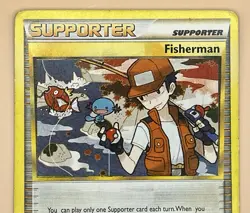 Fisherman 92/123 - HeartGold & SoulSilver - MP - 2010 Pokemon TCG - Image 4