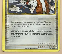 Fisherman 92/123 - HeartGold & SoulSilver - MP - 2010 Pokemon TCG - Image 5