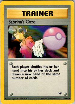 Pokemon TCG - Sabrina's Gaze - 125/132 - Gym Heroes Common (2000) - Image 1