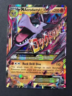 M Aerodactyl ex XY98 Promo 2016 Pokemon Card Holo - Image 1