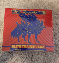 POKEMON TCG SWORD & SHIELD ELITE TRAINER BOX ETB SEALED BRAND NEW 820650104459 - Image 1