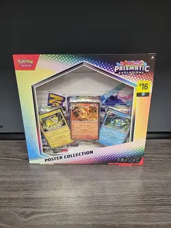 Pokemon TCG SV8.5 Prismatic Evolutions Poster Collection Box Factory Sealed - Image 1