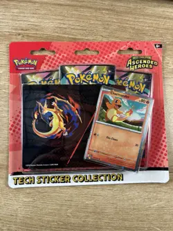 Pokemon Ascended Heroes Tech Sticker Collection Charmander lot x5 NEW SEALED - Image 4