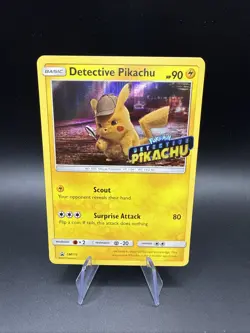 Detective Pikachu SM170 STAMPED Holo Black Star Promo Pokemon NM - Image 1