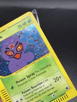 Arbok 3/165 Expedition 2002 Rare Holo e-Series Pokemon MP/HP Pin Hole EL3 SWIRL - Image 2