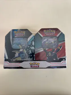 Pokemon TCG V Heroes Bundle Tins: 2-Pack of Vaporeon & Umbreon (SEALED)! #2.91 - Image 1