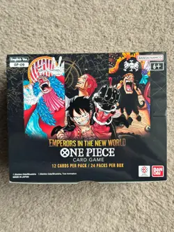 One Piece TCG - OP09 Emperors in the New World Booster Box | Unsealed | ENGLISH - Image 1