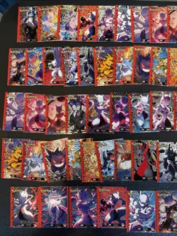 Pokemon Cards Top Rocket Silver & Gold Foil Set - PERU Mewtwo Charizard - Image 2