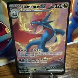 Pokemon TCG Salamence EX Journey Together Special Illustration Rare Card 187/159 - Image 1