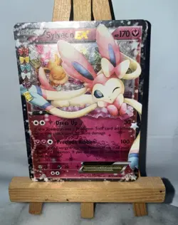 Sylveon EX Pokemon trading card from the 2016 Generations - Image 1