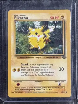 Pokemon TCG Pikachu Card Lot 6 - NM to LP *each a different era* HOLO Included - Image 2