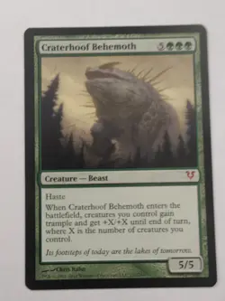 Craterhoof Behemoth, MTG Regular card 172/244 - Image 1