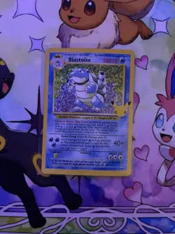 Pokemon TCG Blastoise Base Set 2/102 Holo Rare 100HP Nintendo English Card - Image 1