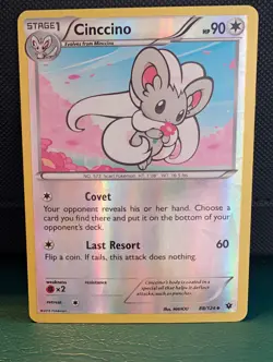 Cinccino - REVERSE HOLO card - 88/124 XY Fates Collide 2016 Pokemon TCG - Image 1